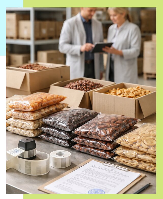 Сертификация сухофруктов в Чехове от 12200 р. | Алешин-Чхв под ключ