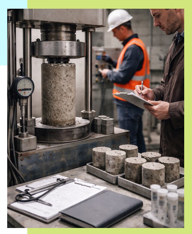 Сертификация бетона в Чехове от 30501 р. сертификат | Алешин-Чхв