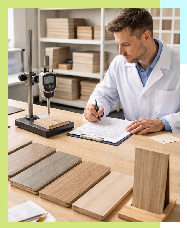 Сертификация ламината с испытаниями и оформлением документов в Чехове