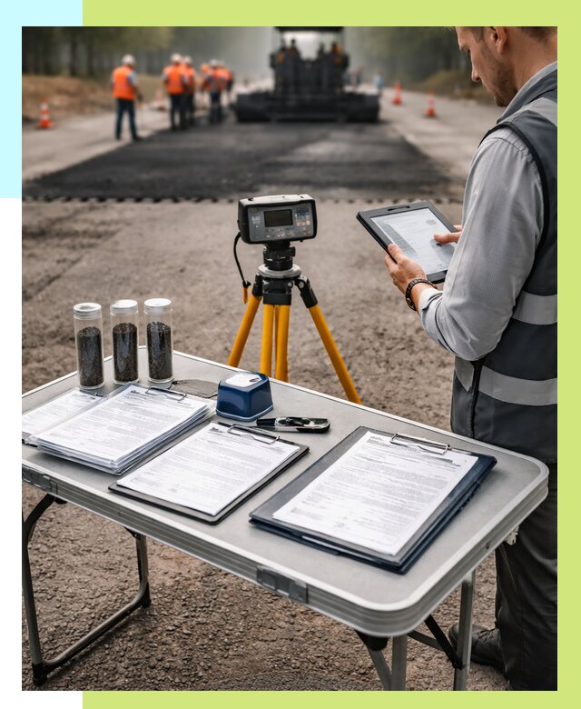 Сертификация асфальта в Чехове от 25418 р. | Алешин-Чхв