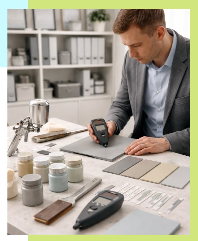 Сертификация краски в Чехове от 25418 р. | Алешин-Чхв центр