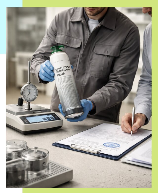 Сертификация монтажной пены в Чехове от 15251 р. | Алешин-Чхв