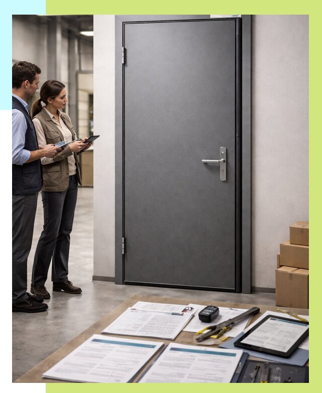 Сертификация противопожарных дверей в Чехове от 9150 р. | Алешин-Чхв