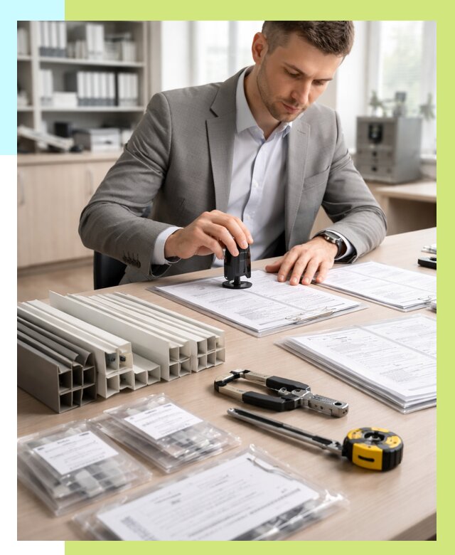 Сертификация ПВХ продукции в Чехове от 8642 р., Алешин-Чхв