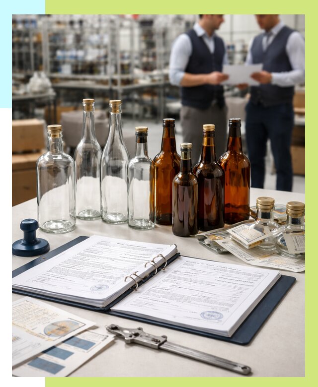 Сертификация стеклянных бутылок в Чехове от 25418 р. | Алешин-Чхв