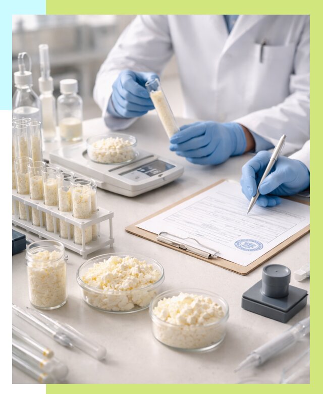 Сертификация творога в Чехове от 12200 р. под ключ | Алешин-Чхв