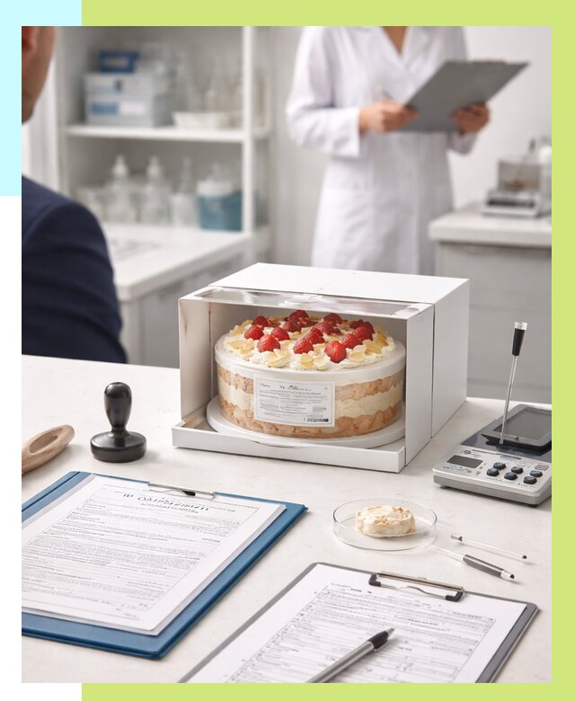 Сертификация тортов в Чехове от 9150 р. заказать | Алешин-Чхв