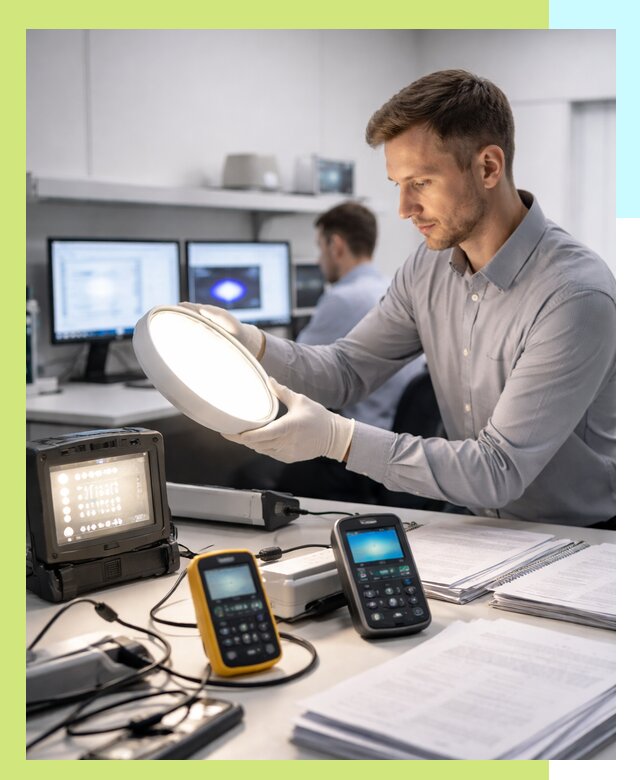 Сертификация светильников в Чехове: испытания и оформление