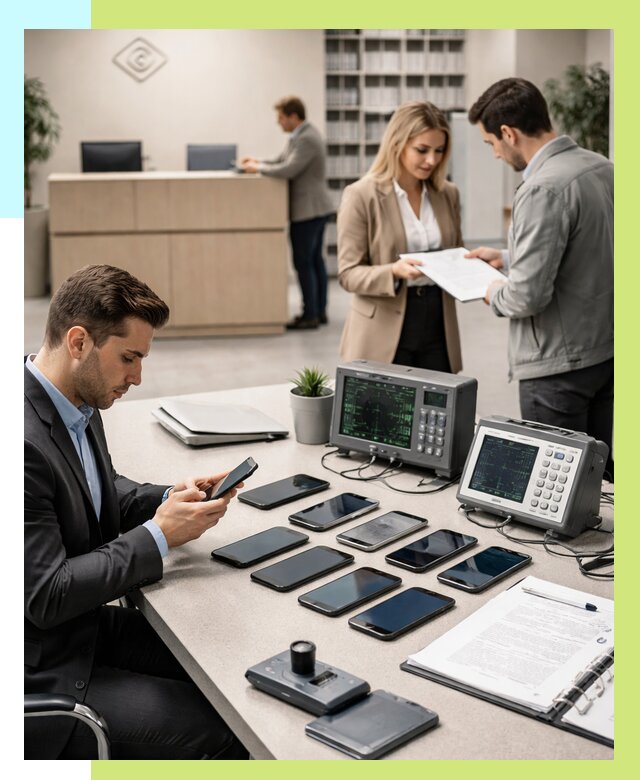 Сертификация телефонов в Чехове от 25418 р. под ключ | Алешин-Чхв