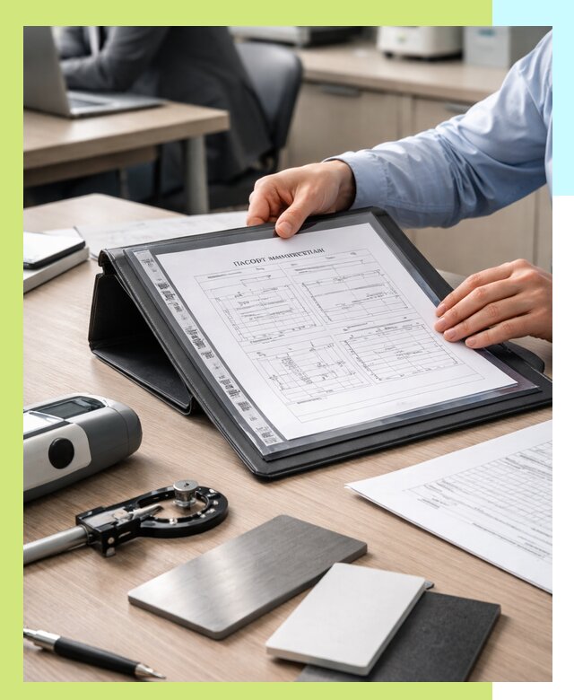 Оформление паспорта материала для продукции в Чехове