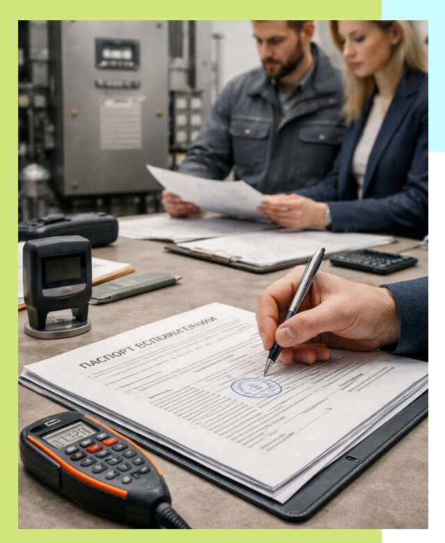 Оформление паспорта эксплуатации оборудования в Чехове