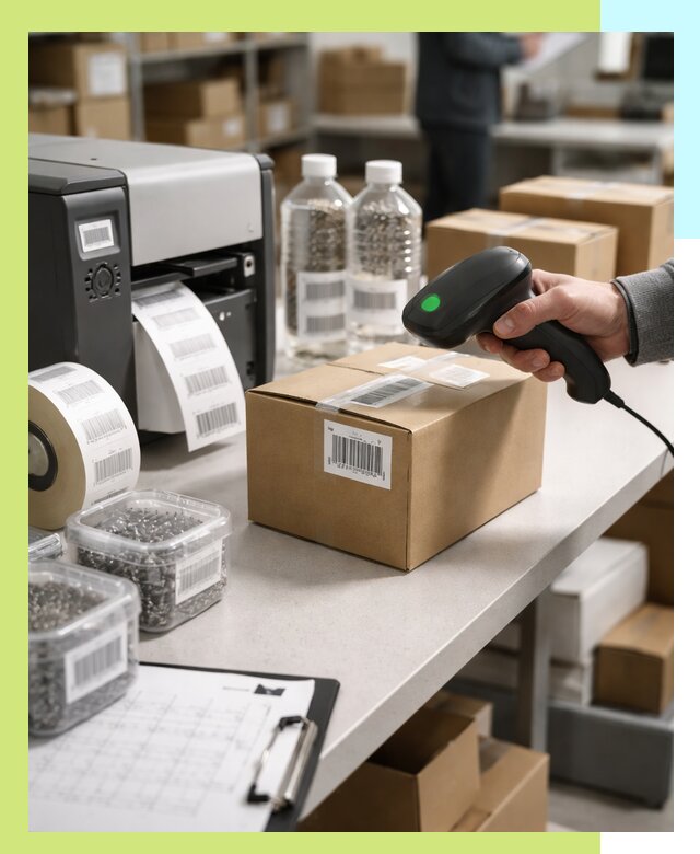 Штрихкодирование продукции и маркировка для продажи в Чехове