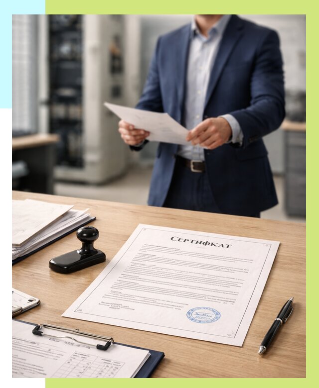 Сертификат на оборудование в Чехове от 15251 р. | Алешин-Чхв