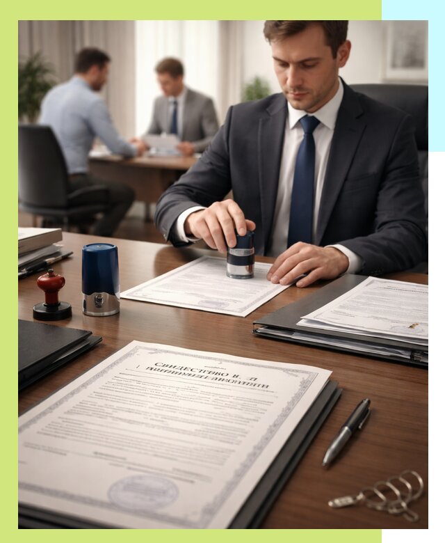 Оформление свидетельства о государственной регистрации в Чехове