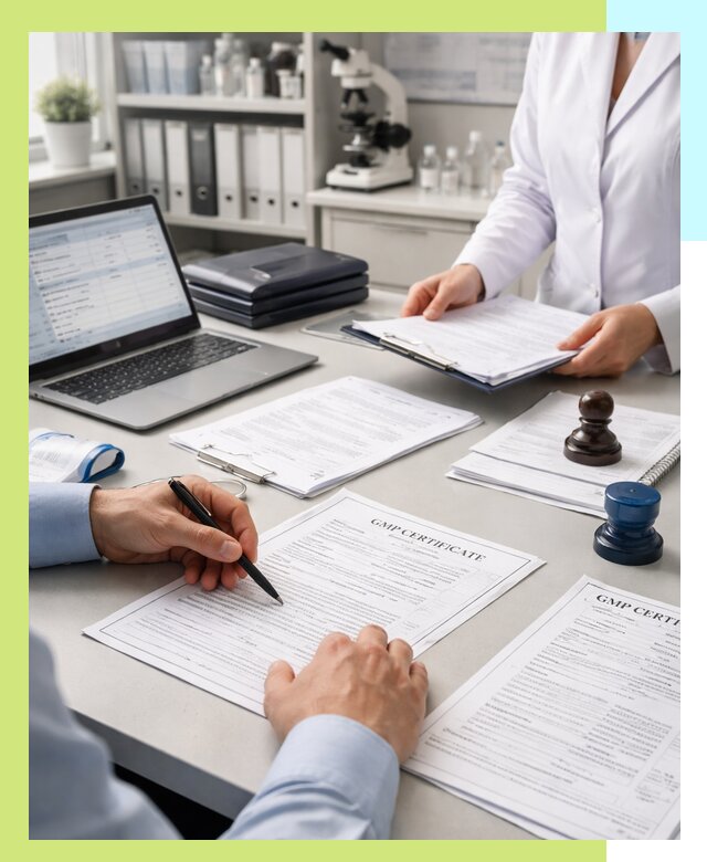 Оформление сертификата GMP в Чехове для фармпроизводства