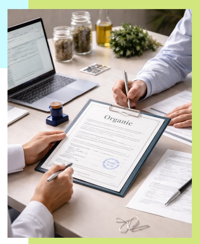 Оформление сертификат органик в Чехове от 30501 р. | Алешин-Чхв