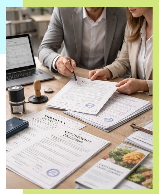 Сертификат ISO 22000 в Чехове от 40668 р. под ключ | Алешин-Чхв