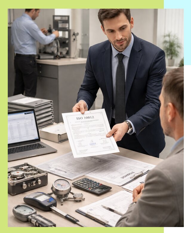 Выдача сертификата ISO 10012 по требованиям метрологии в Чехове