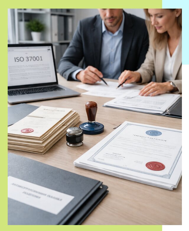 Получение сертификата ISO 37001 по системе борьбы с коррупцией в Чехове